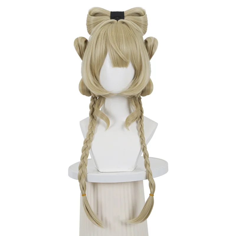 De volta para o futuro 1999 soo pei peruca cosplay couro cabeludo tipo humano parte superior grampo de cabelo peruca borboleta