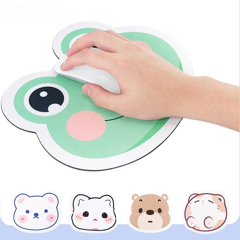 Cute Cat Bear Gaming Mouse Pad Animal Game Mouse Mat Gamer Mousepad Non-slip Rubber Deskpad Office Table Mat Desk Accessories