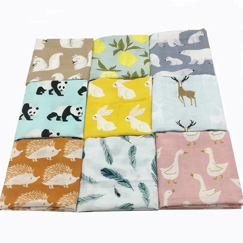 New Cotton Baby Blankets Newborn Soft Cotton Baby Blanket Muslin Swaddle Wrap Feeding Burp Cloth Towel Scarf Baby Stuff 60*60cm