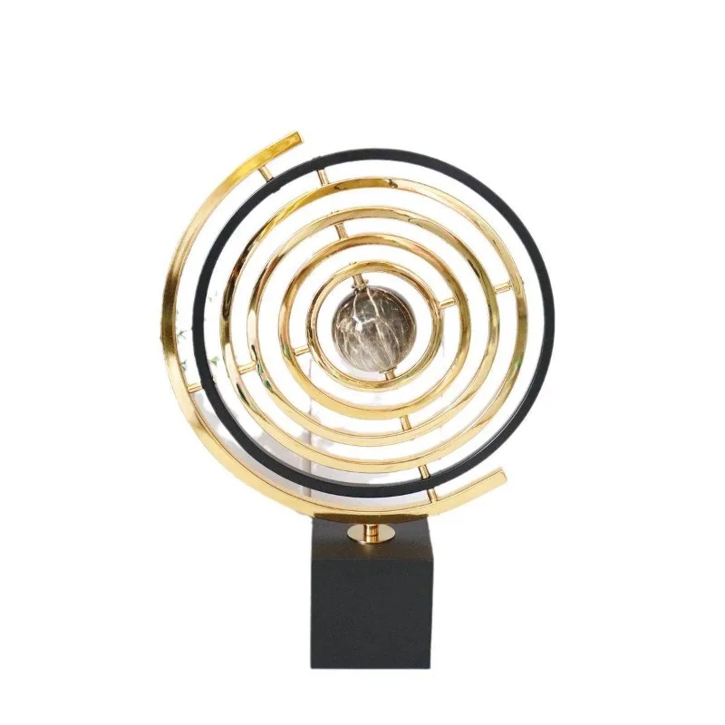 

Modern light luxury globe ornament high-end wine cabinet TV cabinet office desktop home living room art decoration