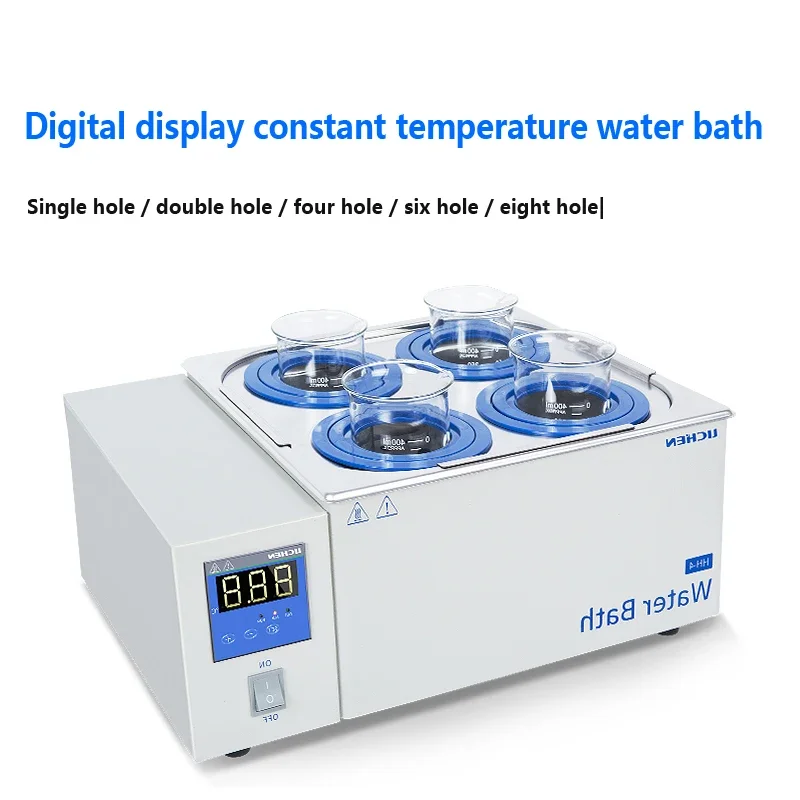 Electric Heating Digital Display Constant Temperature Water Bath Pot Single /Double 4/6/8 hole laboratory water bath tank