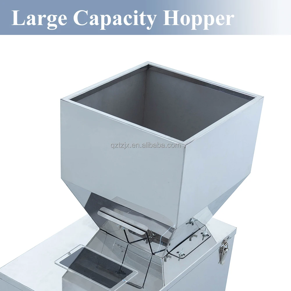 Semiautomatic Fruit Bean Table Top Quantitative Chips Popping Coba Mushroom Bag Powder Filling Machine for 500g 1000g