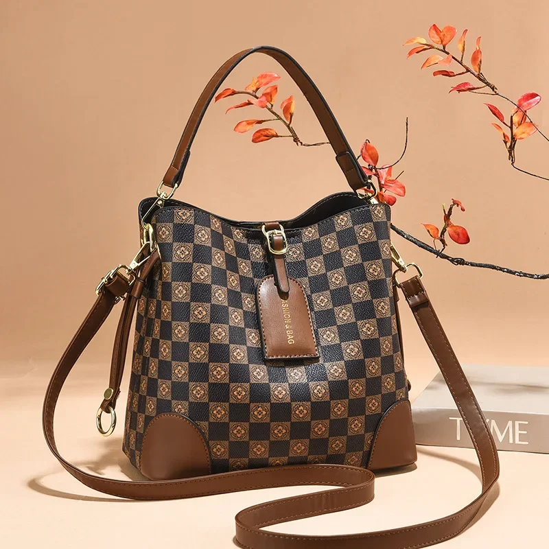 2023 Female Tote Bag Designers Luxury Handbags Printed Bucket Simple Women Bag Famous Brand Shoulder Bag Ladies Bolsos