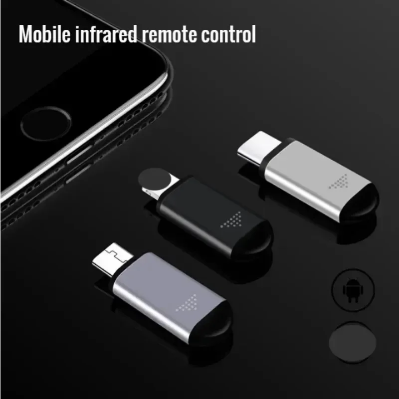 Smartphone Remote Control IR Blasters Type C Micro USB Universal Smart Infrared App Control Adapter for TV Air Conditioner