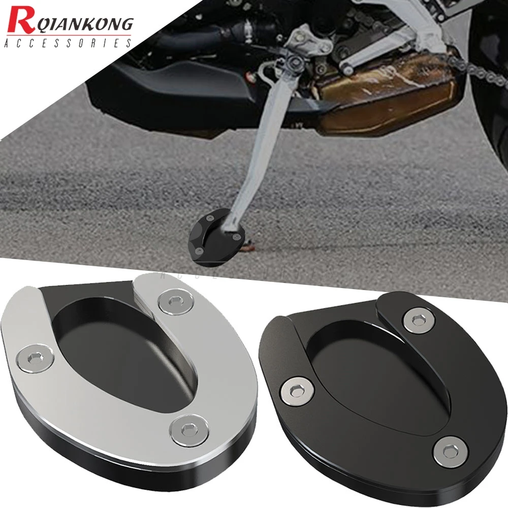 

Motorcycle Accessories Kickstand Foot Side Stand Plate Enlarger For MV Agusta Rivale 800 Dragster 800 2014 2015 2016 2017 2018