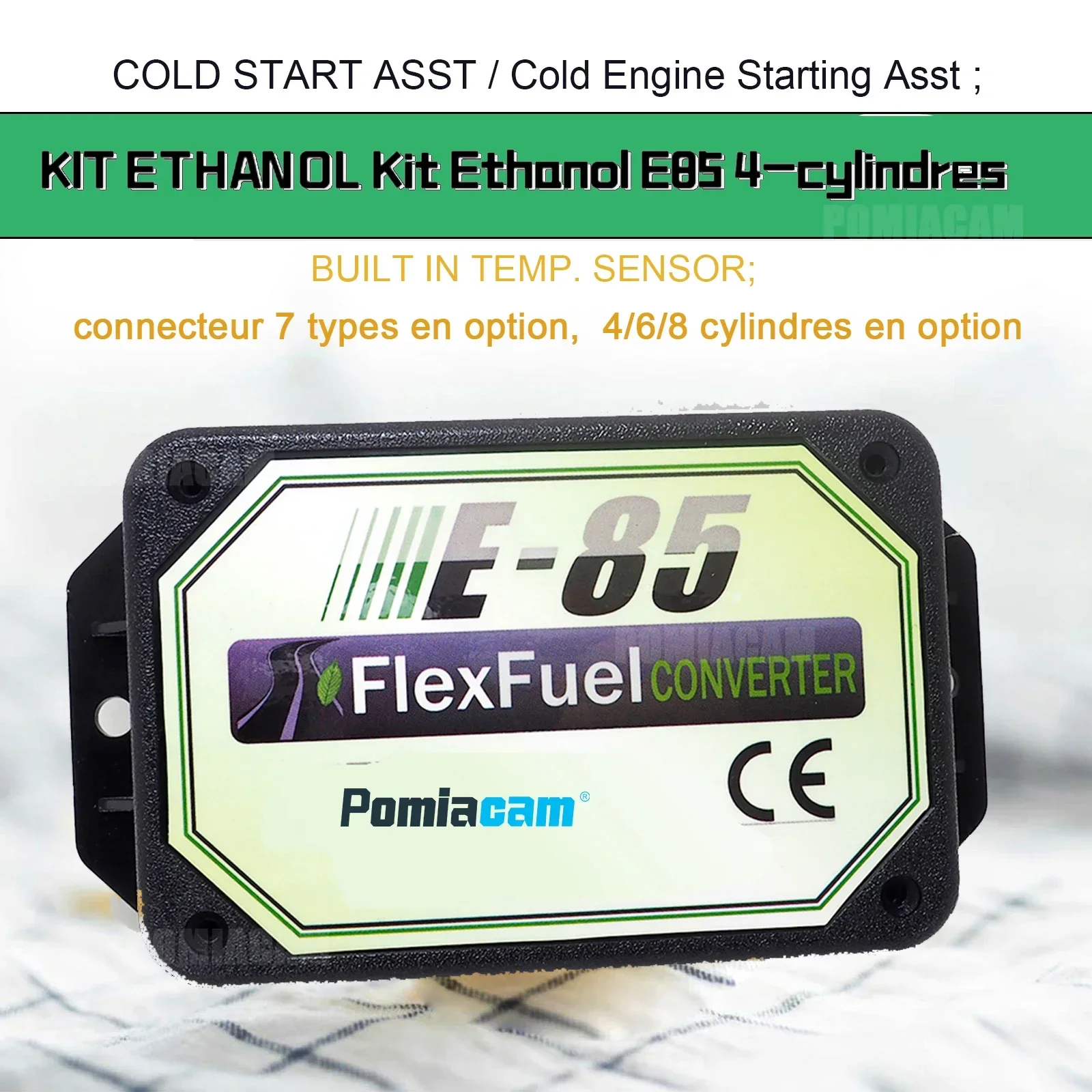 Ethanol car 4cyl auto conversion kit E85 Fuel ethanol alternative fuel with Cold Start Asst ,bioethanol converter DHL shipping