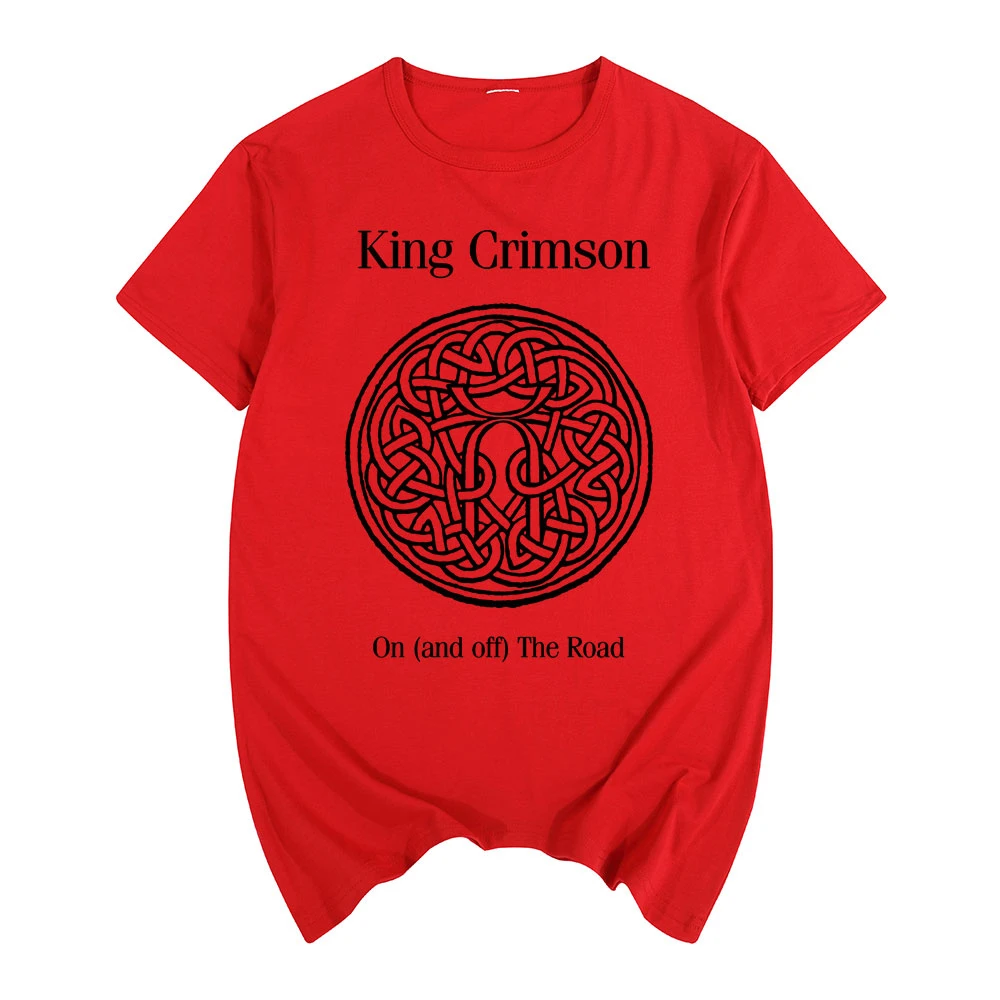 

King Crimson On (and Off) the Road Summer print T-shirt Cotton Men T shirt New women TEE