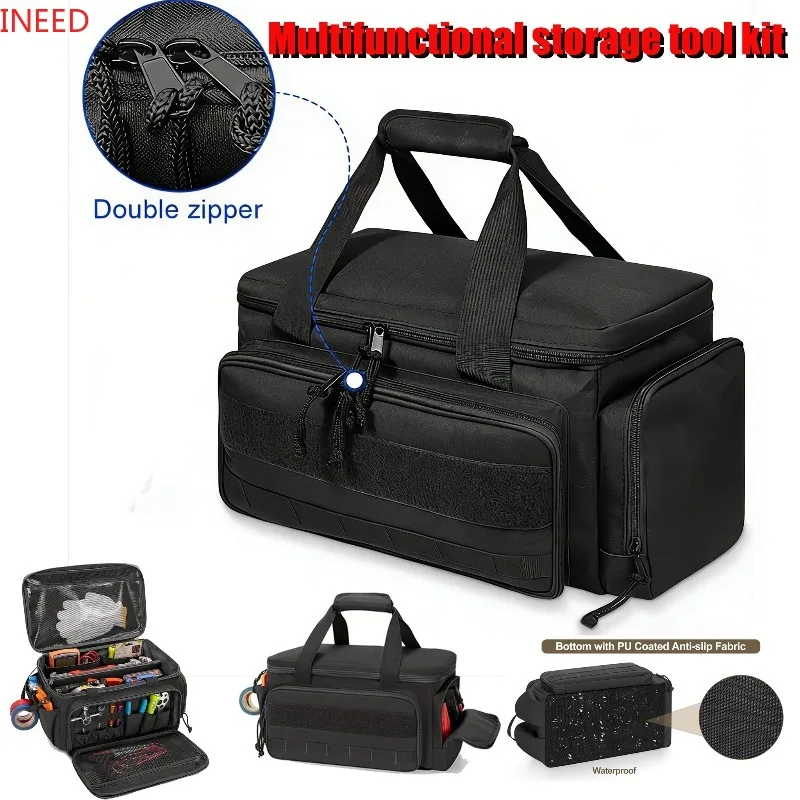 

High-quality tool bag - Multifunctional thickened tool storage bag, suitable for mechanics/electricians/carpenters' car handbag