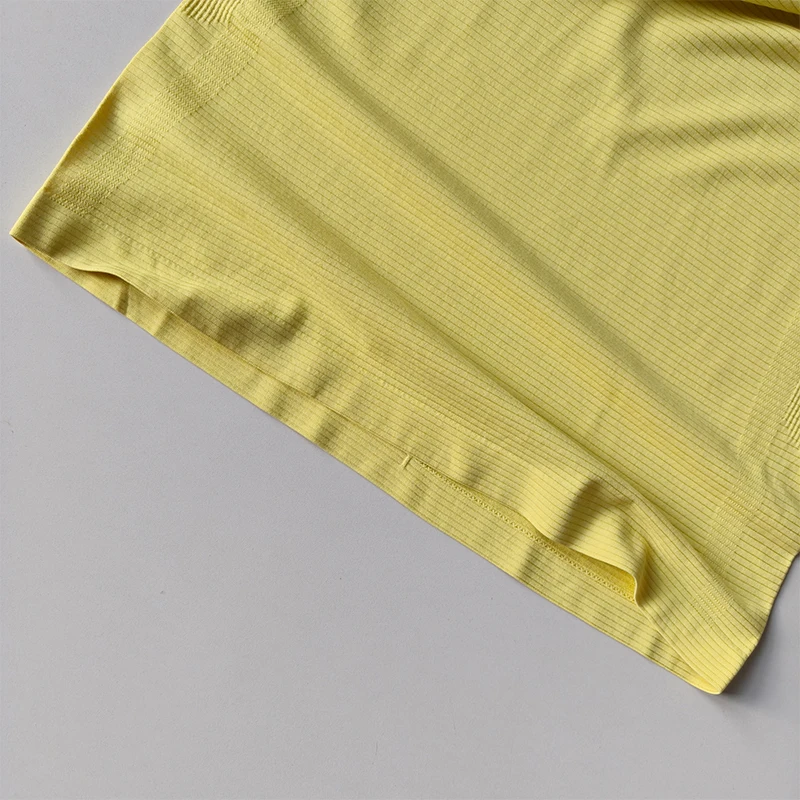 Damen Outdoor-Sportshirt Yoga-Bekleidung Fitness-T-Shirt Lauf-Workout-Top Damen Langarm-Sportbekleidung Trainingskleidung Fitnessstudio-Kleidung – Detail 5