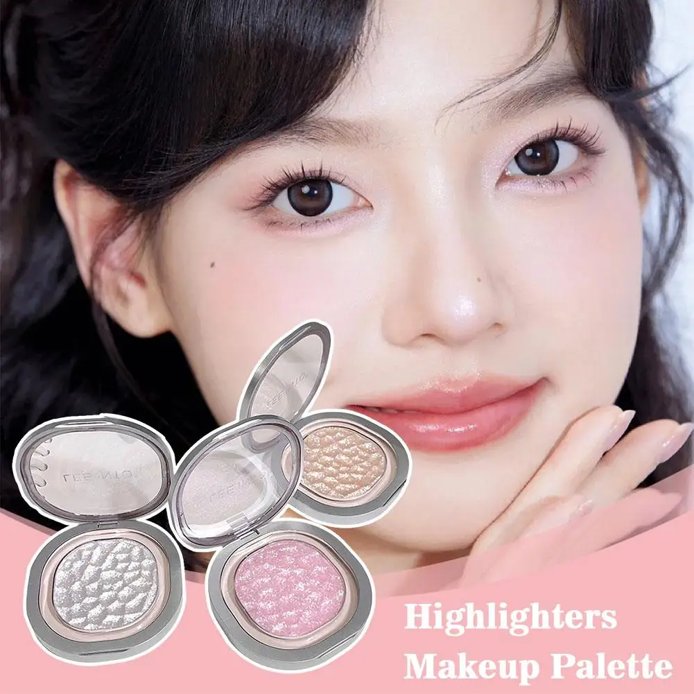 color-glowing high-gloss powder pearlescent powder brightens eye the shadow up make-up disc Z7F5