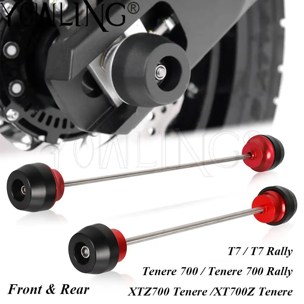

Слайдеры и задние ползунки для переднего колеса мотоцикла, защитные накладки для Yamaha T7, Rally Tenere 700, Rally 2019, 2020, 2021