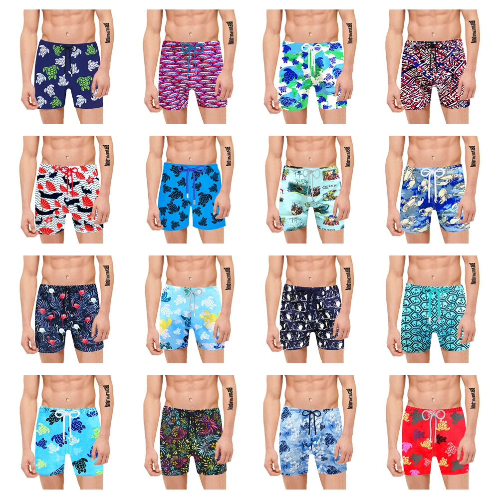 

2024 Luxury Brand Fashion Brevilepullquin Turtles Swimwear Men Swimtrunks Vilebre Beach Boardshorts Bermuda Board Shorts M-XXL