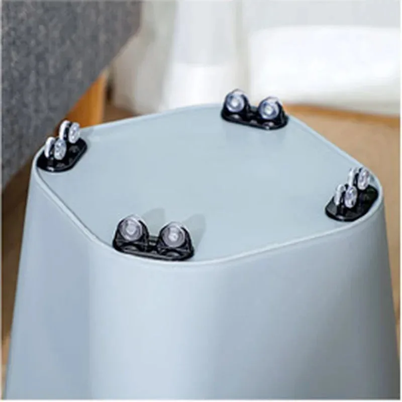 4-20Pcs Self Adhesive Caster Mini Swivel Wheels Universal Wheel Pulley for Furniture Trash Can