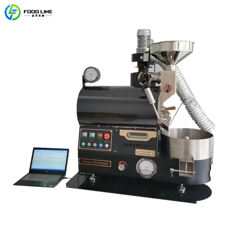 Customized Professional 1kg 2kg 3kg Coffee Roaster Sample Baking Coffee Roasting Machine Space Saving Coffee Bean Roaster view 4
