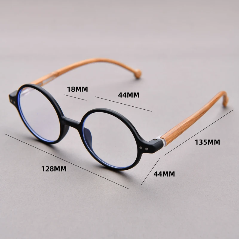 Retro Runde Lesebrille Männer & Frauen Ultraleicht Presbyopie Brille Männer Anti Blau Licht Brillen 0 Bis + 350 – Detail 1