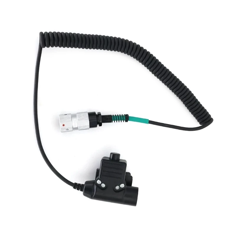 U94 PTT-adapters Push to Talking PTT-kabel voor PRC152-radio's 6-pins plug WalkieTalkie-headsets Adapters