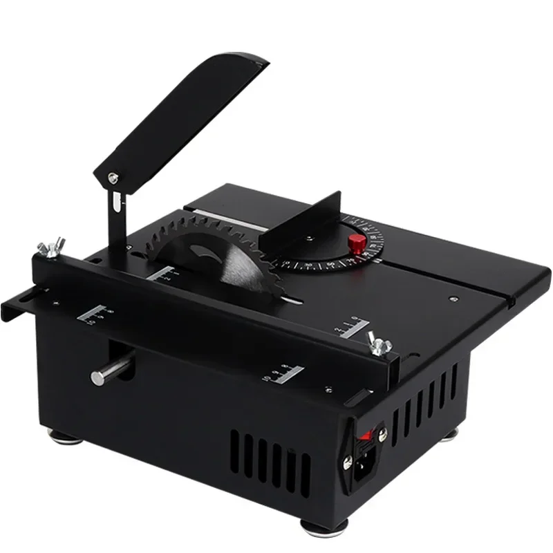 Miniature Precision Table Saw Small Household Electric Saw Woodworking Sliding Table Saw Multifunctional Cutting Machine