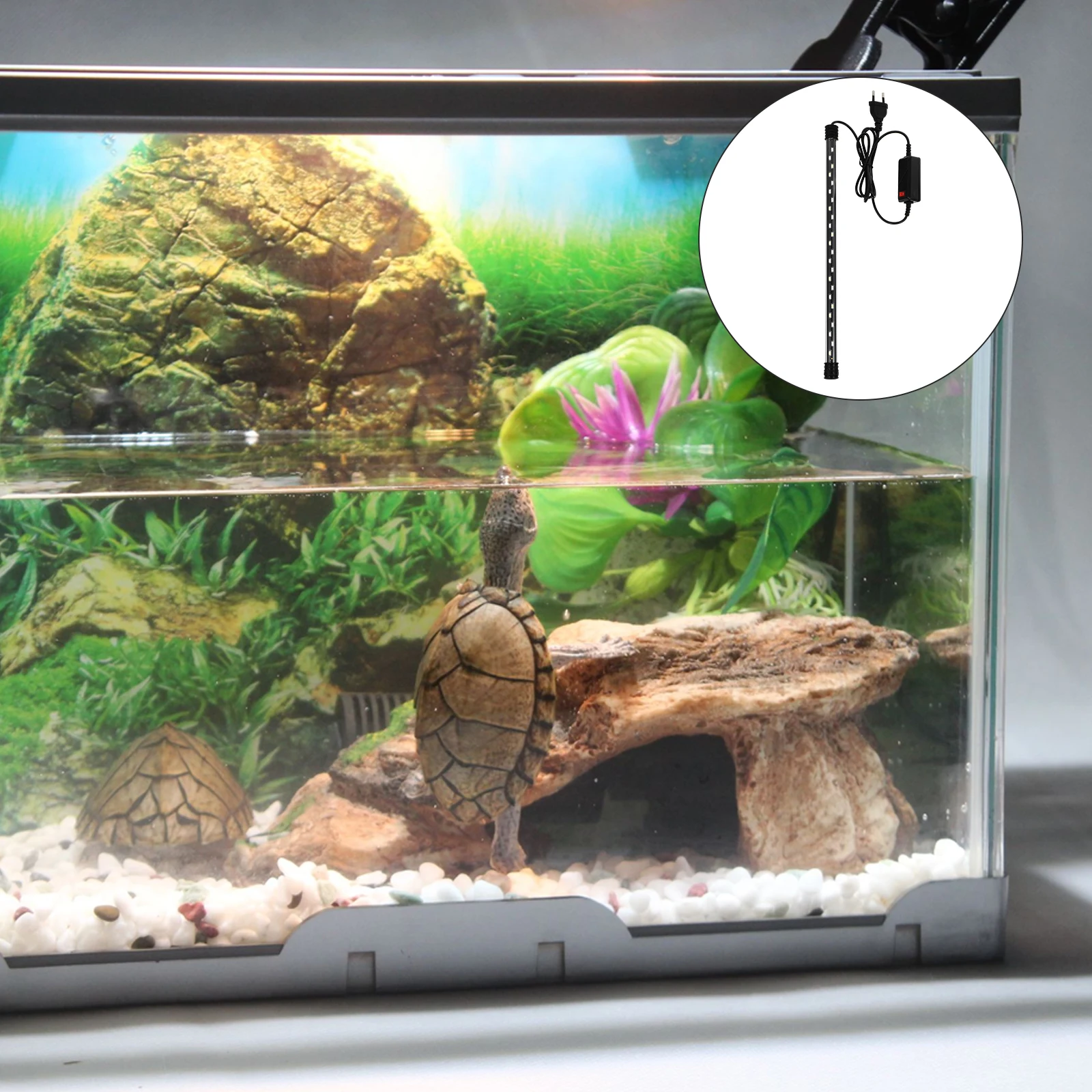 

1Pcs Aquarium LED Lighting Lamp Durable Fish Tank Landscaping Light Suction Cup Aquarium Accessories Fish Tank Landscaping Light