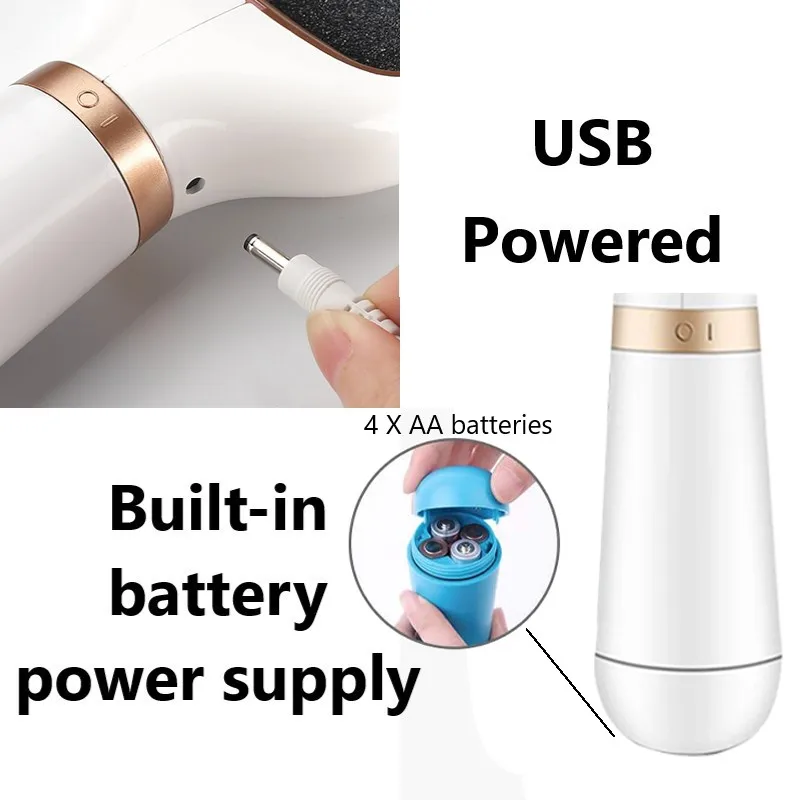 Foot Care Machine Foot Hard Dry Dead Cuticle Skin Remover Pedicure Care Tools Removal Foot Grinding File Skin Electric Tool image 6