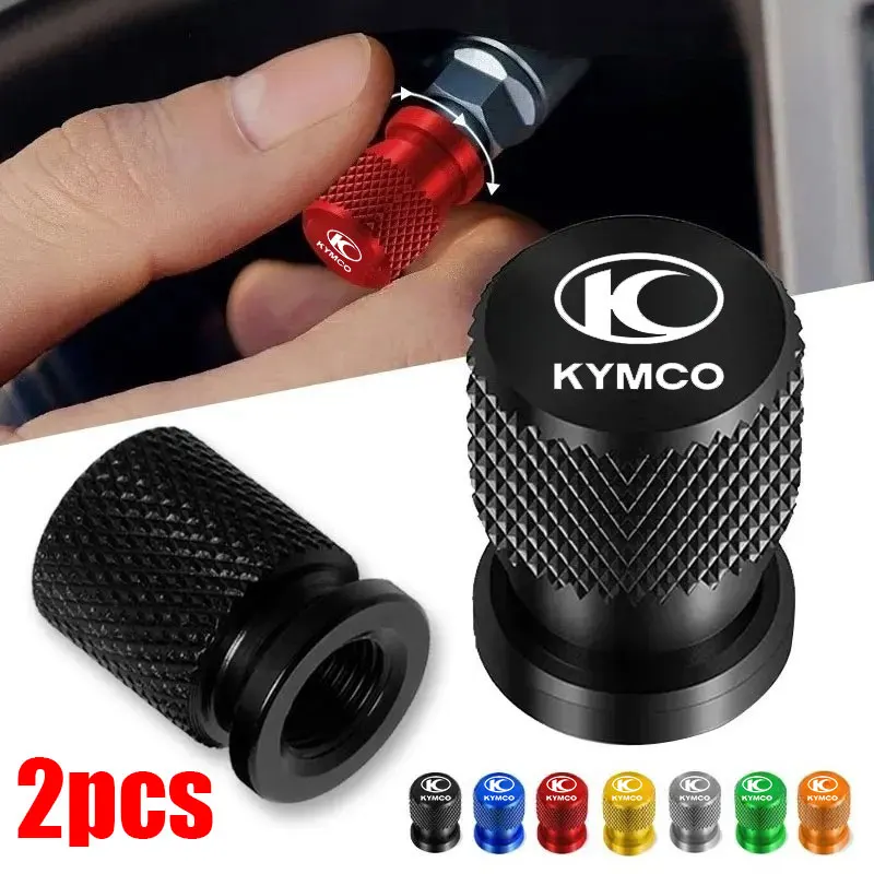 

Motorcycle Tire Valve Airtight Caps Covers For KYMCO Xciting 250 300 400 AK550 CT250 CT300 S400 Downtown 125i 350i X-Town Kxct