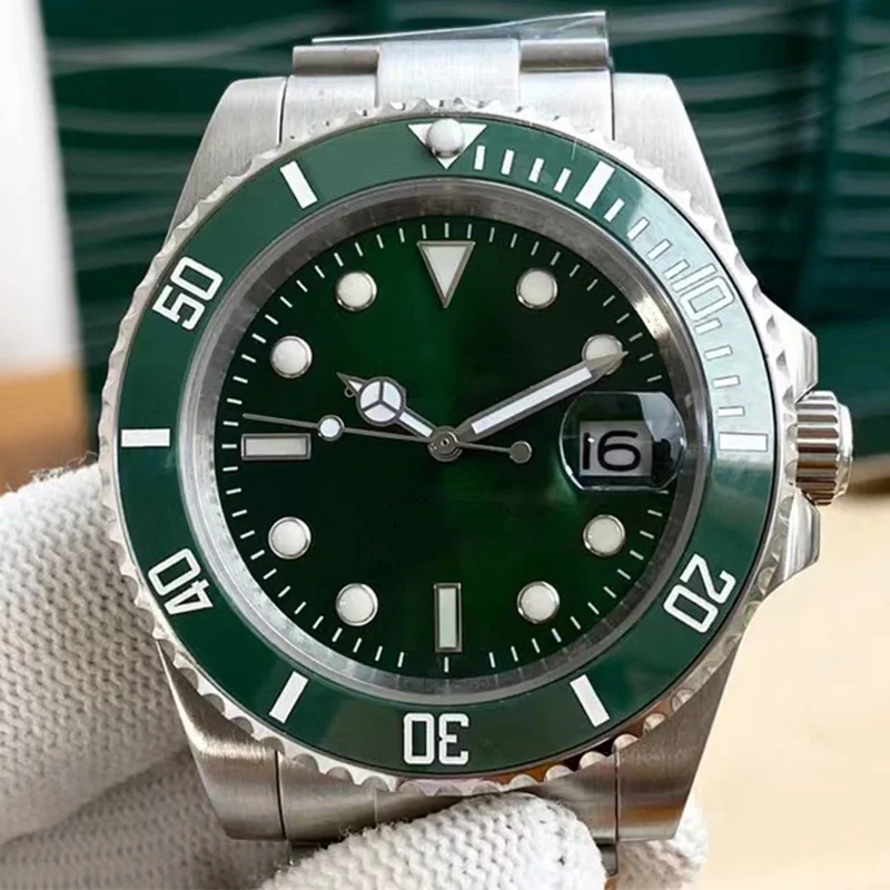 حار بيع ساعة رجالي فاخرة أعلى نظيفة 3235 وظيفة كاملة ساعة ميكانيكية الرياضة الصلب الياقوت مرآة مقاوم للماء للرجال #2