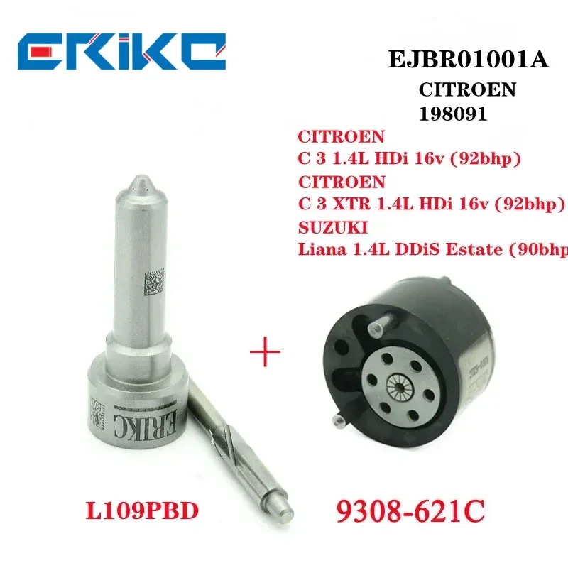 

7135-648 сопло L109PBD клапан 9308-621C 28239294 комплекты для ремонта инжектора для модели EJBR01001A EJBR01001Z