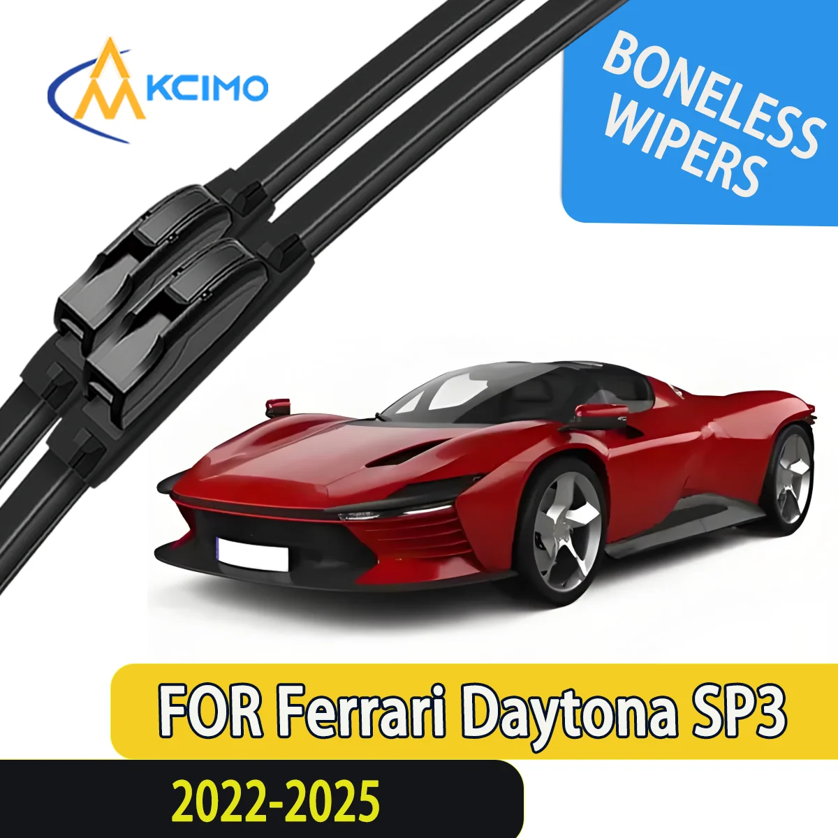 

2pcs Quality Windscreen Silent Black Car Rain Brush Suitable for Ferrari Daytona SP3 2022-2025 Front Windshield Accessories 2025