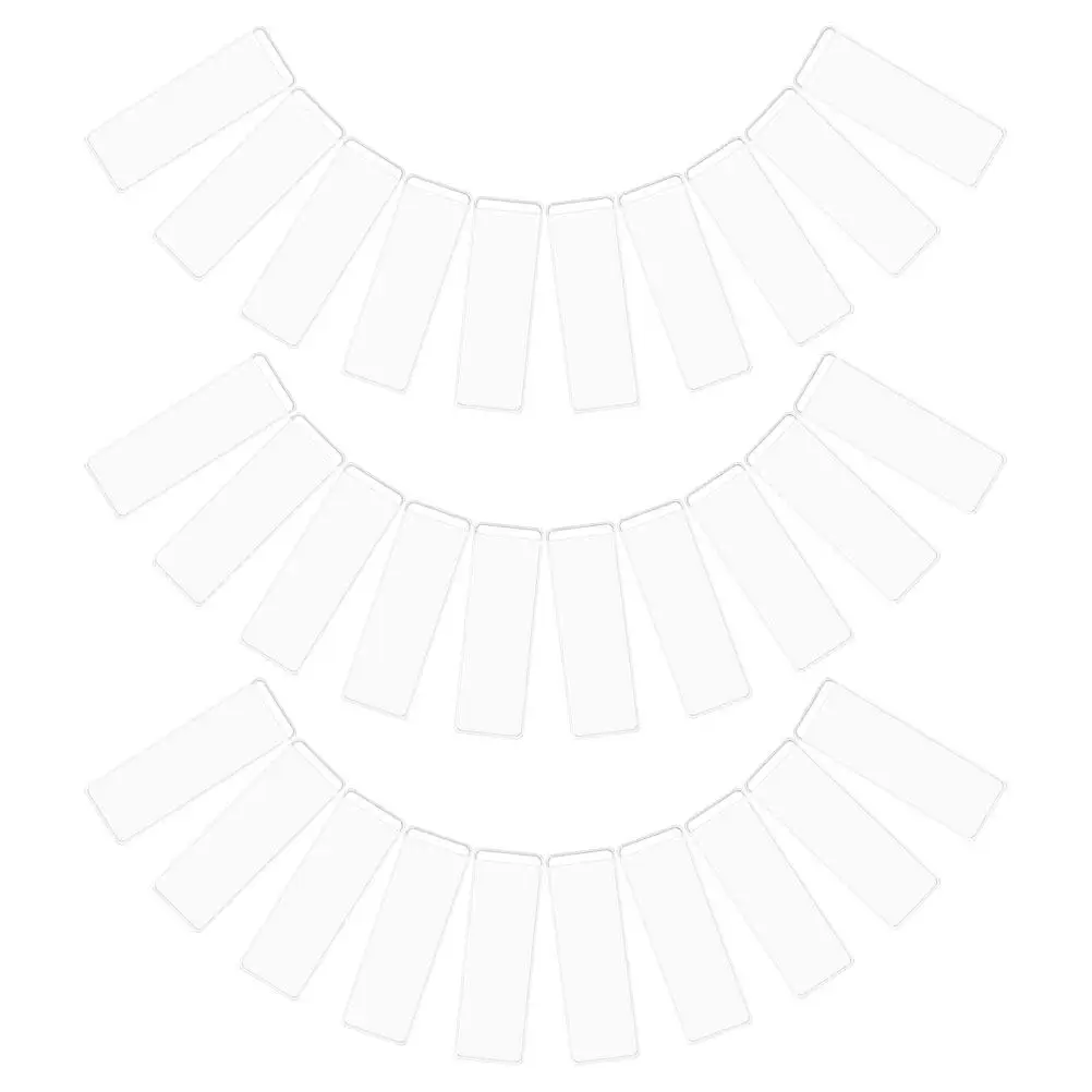 

40 комплектов прозрачных самоклеящихся карманов-органайзеров для офисных файлов, папок и биндеров