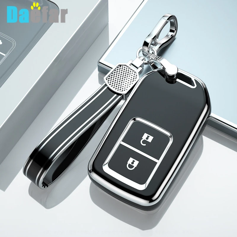 

2 Buttons Car Key Cover Case Shell Fob for Honda CRV XR-V CR-V Fit Civic Accord HR-V HRV City Odyssey Auto Accessories