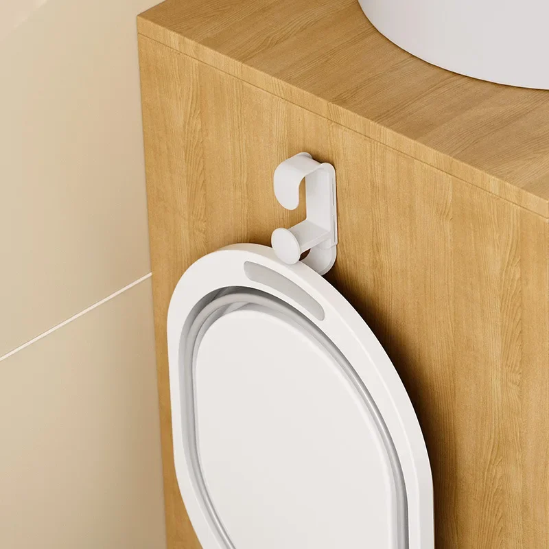 Wall-Hung Washbasin Hook Retractable Basin Storage Rack Multifunction Kitchen Bathroom Rack Washbasin Holder Hook Bathroom Hooks