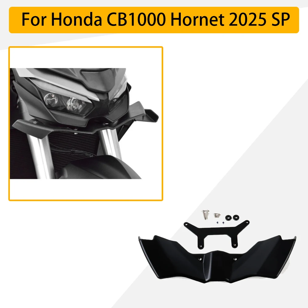 

Комплект аэродинамической прижимной силы для мотоцикла Honda CB 1000 Hornet SP 2025 — голые фронтальные спойлеры, крылышки, аэродинамическое крыло,