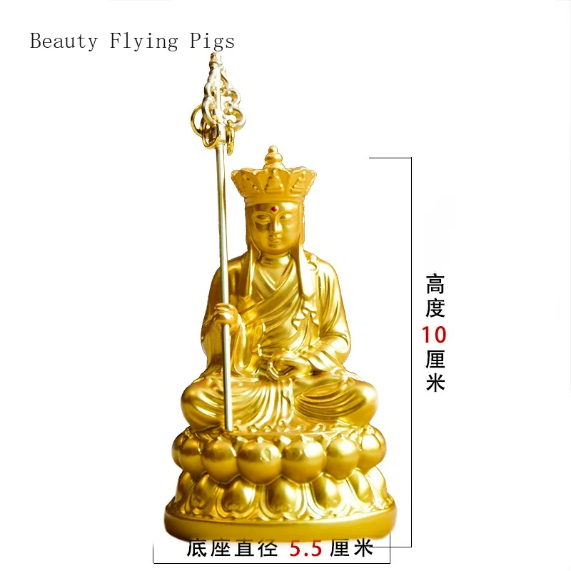 

5.5x10cm resin gold ground Buddha statue home decoration for offering Buddha statues feng shui decorative figurines