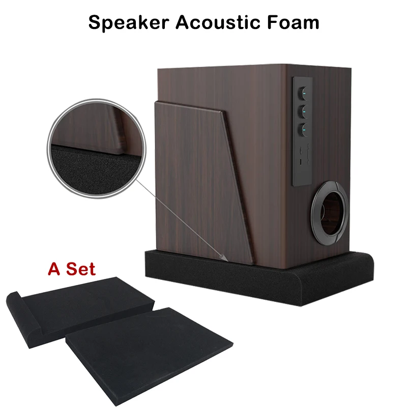 

30x17x4CM/300x200x4.5CM Soundproof Foam Studio Monitor Speaker Acoustic Isolation Foam Isolator Pad for Recording Studios KTV