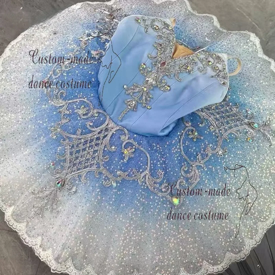 Blue Bird Variation Ombre Ballet Tutu Costume