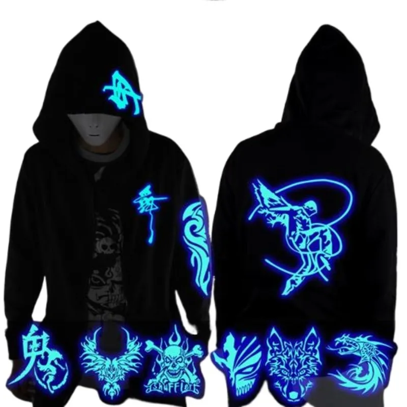 ملابس رقص الأشباح للرجال والنساء، ملابس الطلاب للرجال والنساء، سترة سترة بعجلات مضيئة، ملابس فلورسنت