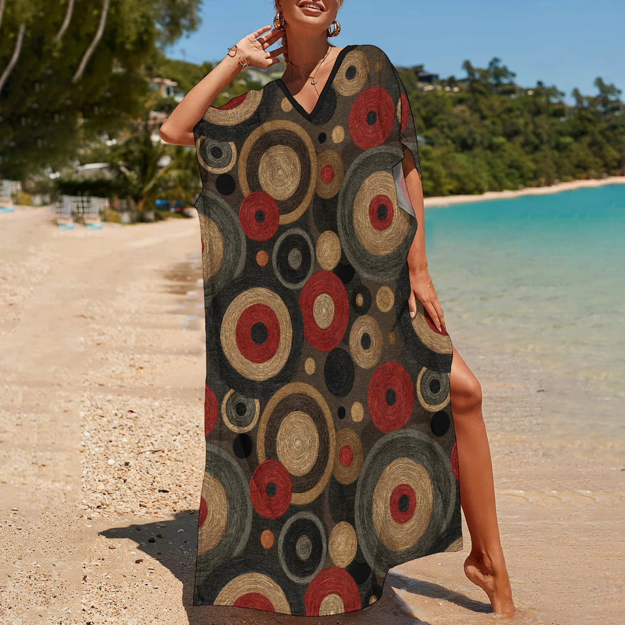 KaftáN Largo De Pla… - image