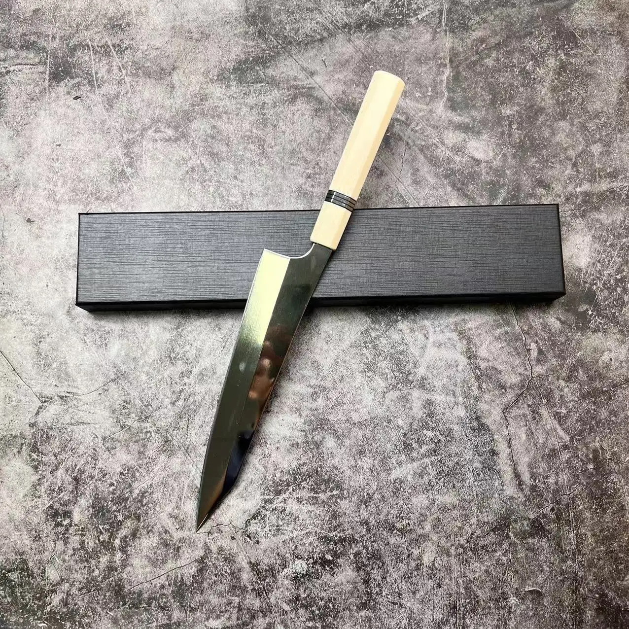

Sashimi Knife Single-edged Blade VG10 Steel Sharp Gyutou Chef Cleaver Slicing Sushi Ham Professional Japanese Kitchen Knives
