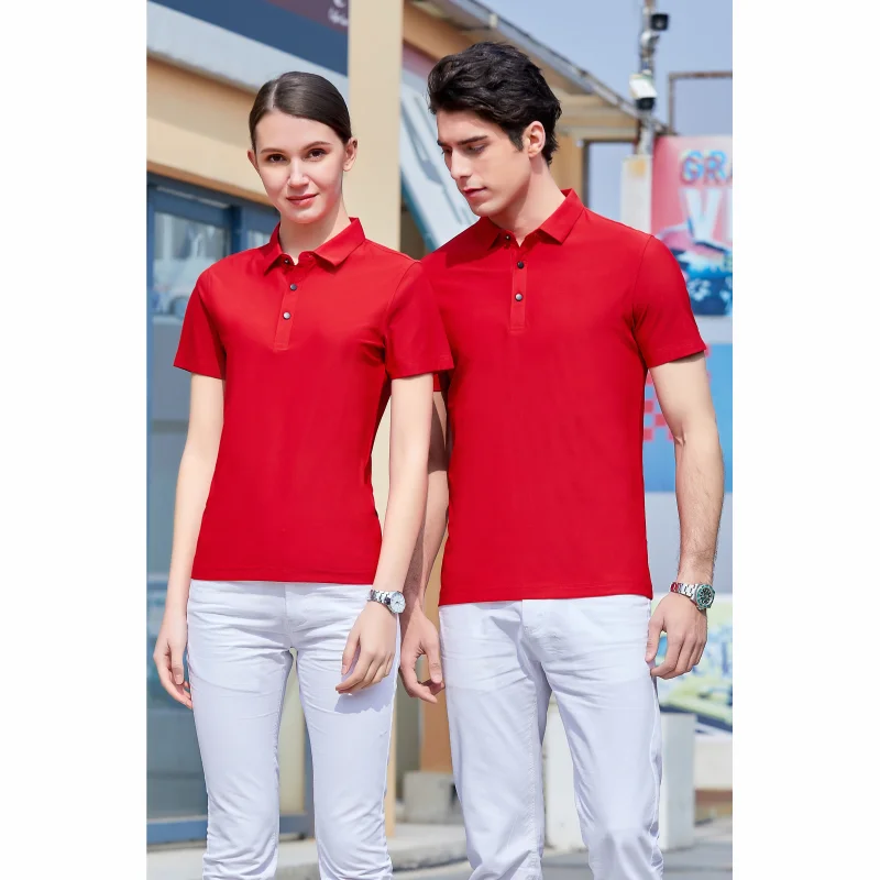 ELIKE High-Quality Quick Dry Polo Shirt Custom Logo Print Personal Design Tops Embroidery Summer Pure 8 Colors Men And Women Clo