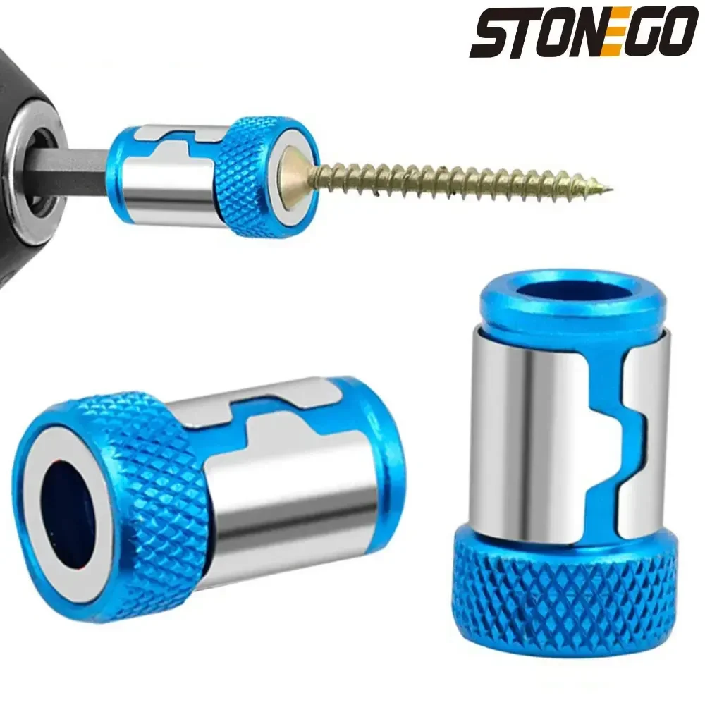 STONEGO 1PC Magnetic Screw Ring Metal Magnetic Screw with Removable 1/4 \