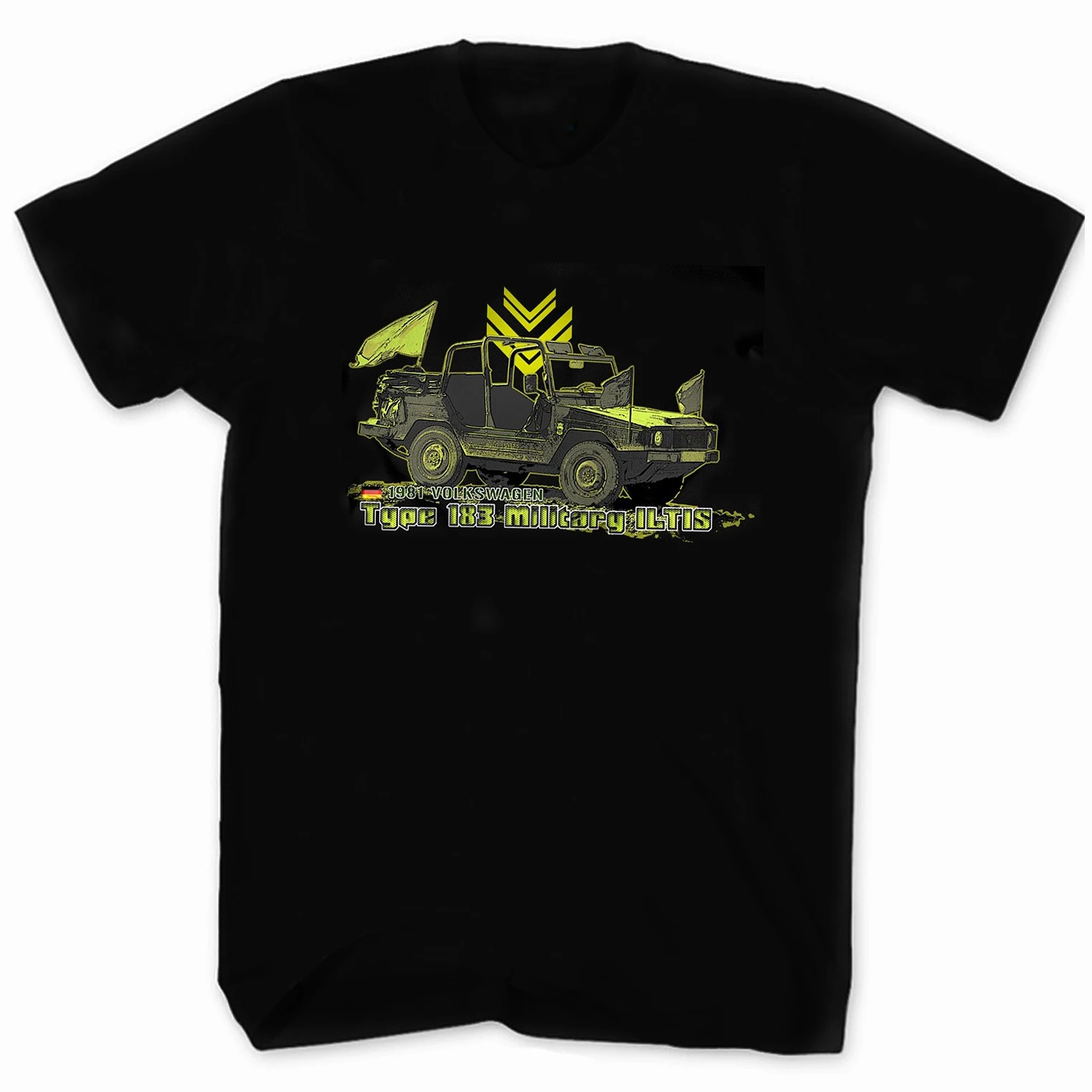 German Army Type 183 Iltis Light Military Vehicle T Shirt Short Sleeve Casual 100% Cotton O-Neck Summer Mens T-shirt New