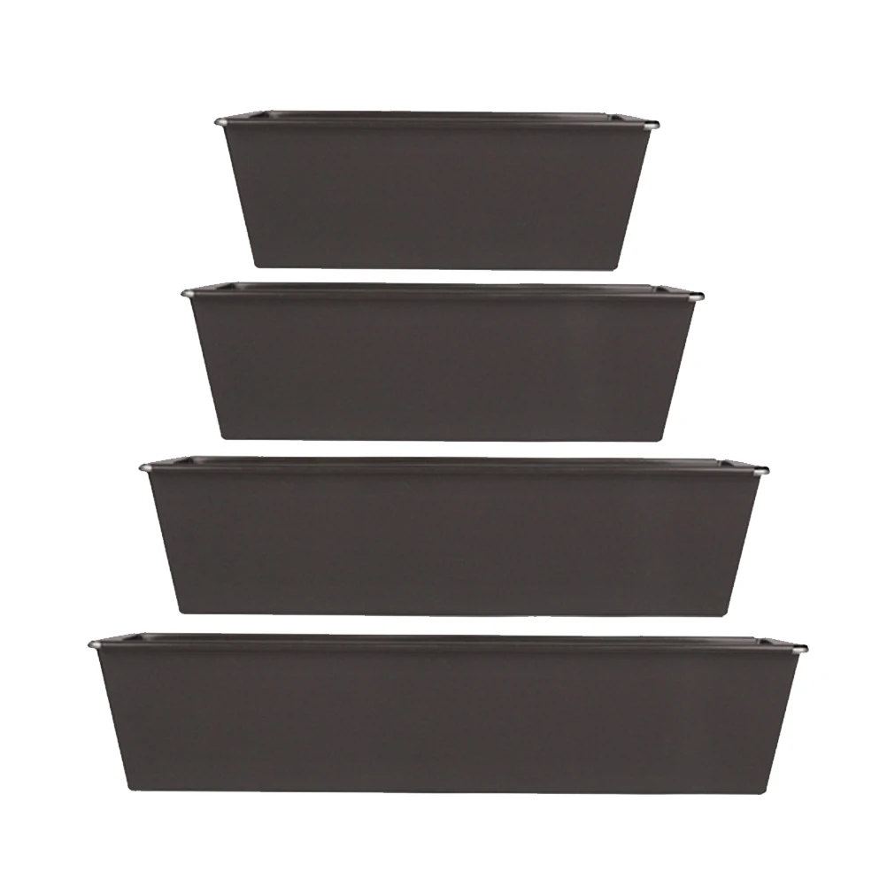 

4pcs Bread Cake Mold Set Non-Stick Carbon Steel Baking Pan Household Bakeware For Cake Bread Making 120X80Mm 90X60Mm 70X50Mm
