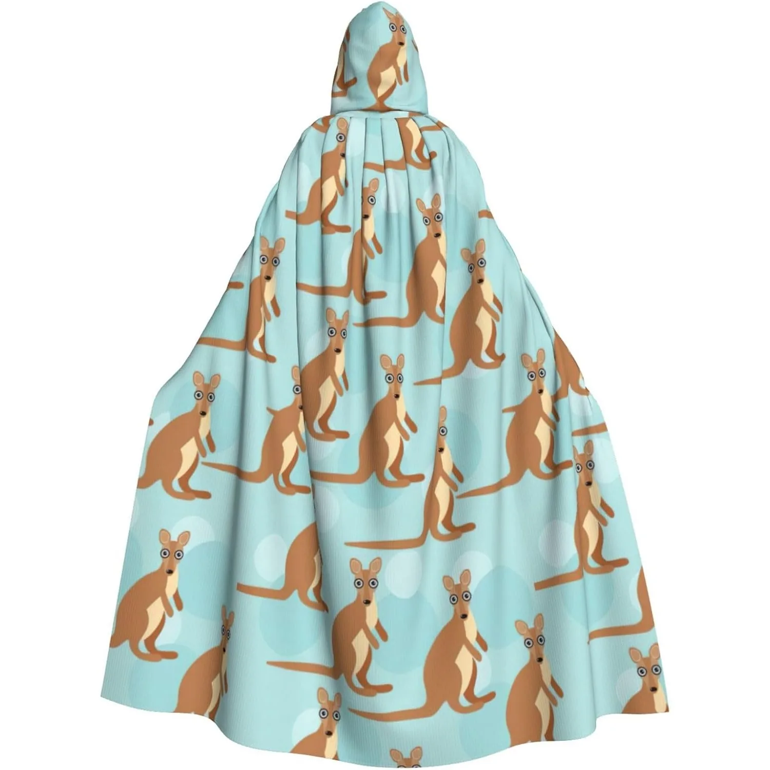 Butterfly And Cello Print Adults Hooded Cloak With Halloween Christmas Witch Cape Robe Costume Party Supplies