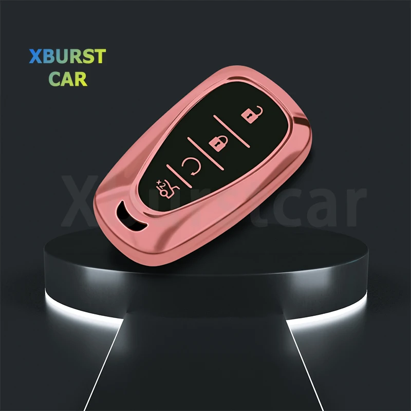 Автомобильный брелок из ТПУ для Chevrolet Volt Bolt Trax Malibu Blazer Traverse Seeker Onix Cruze Spark Sonic Camaro Equino Orlando