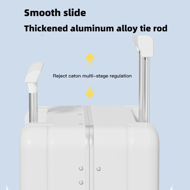 SUSHIMU Bagaglio per bambini con valigia da viaggio con telaio in lega di alluminio Valigia da 20 pollici Blocco password TSA