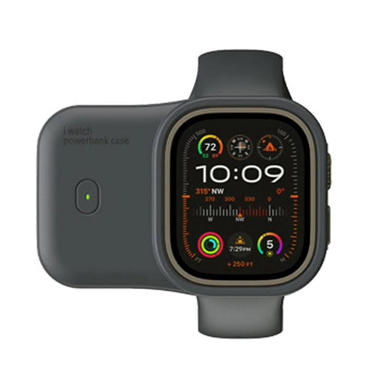 

Портативное беспроводное зарядное устройство для Apple Watch, уличное мобильное устройство питания 1200 мАч, чехол для быстрой зарядки Iwatch-AC47