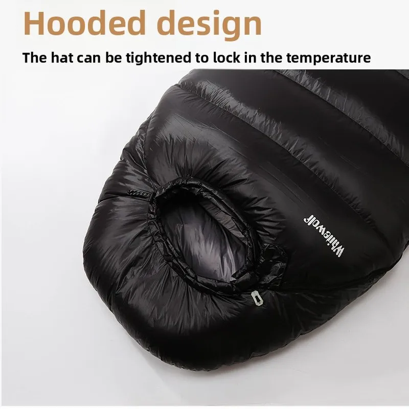 Lightweight Camping Sleeping Bag Outdoor Portable Adult Down Sleeping Bag Cross-Border