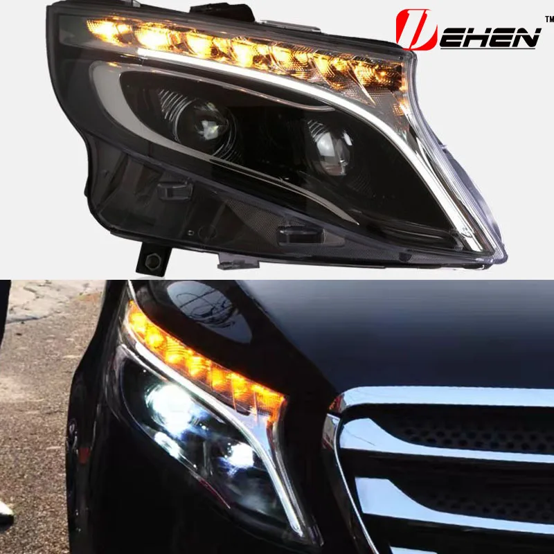 

Car Styling Head Lamp for Benz Vito Headlights 2013-2022 W447 LED Headlight LED Projector Lens Dynamic Auto Accessories