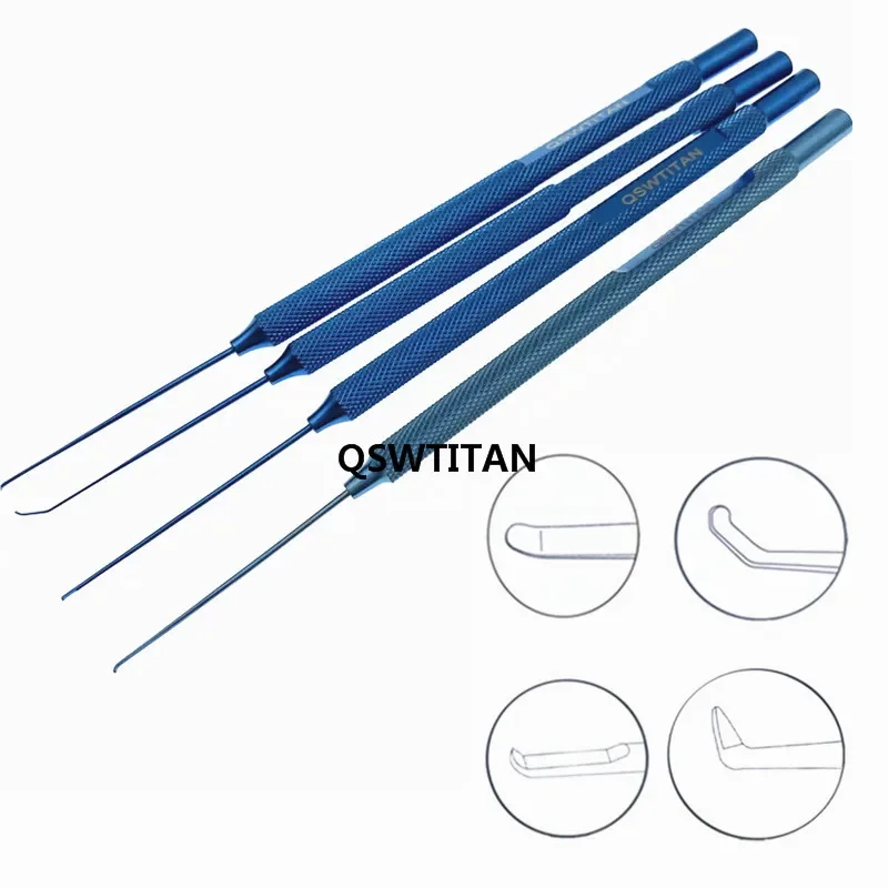 Drysdale Nucleus Repositor Synechiae Retina Detachment Ophthalmic M-Hook Chopper Splitter Titanium