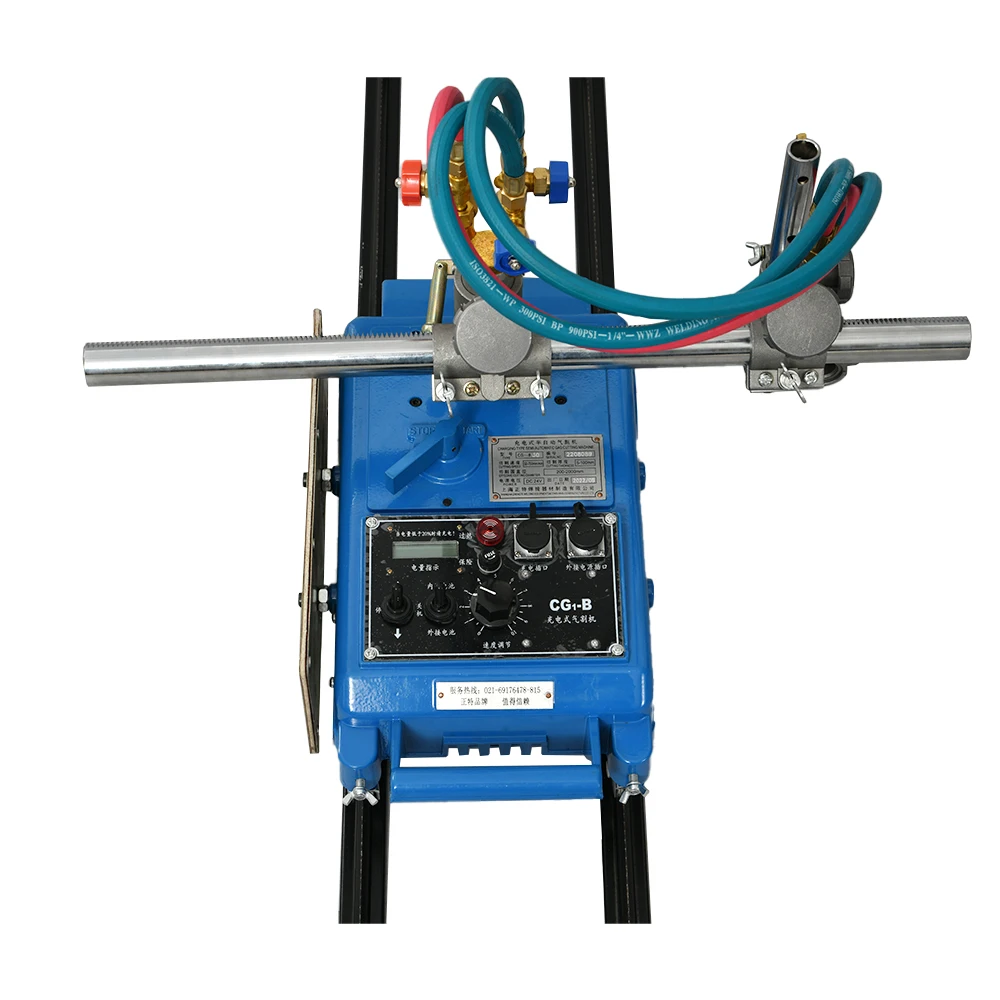 Straight Line Rechargeable Automatic Cutting Machine For Cutting Metal Plate