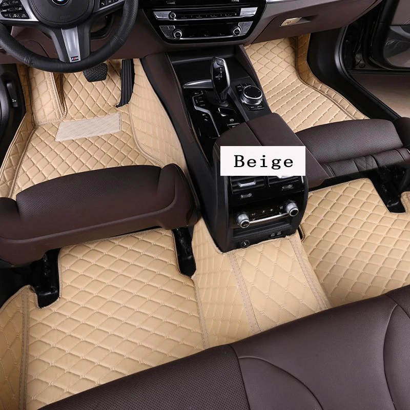 

6 Seats Custom Car Floor Mats Fit for VW Multivan T7 2022 2023 2024 2025 2026 2027 2028 Auto Foot Carpet